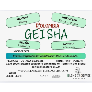 Geisha Honey Colombia